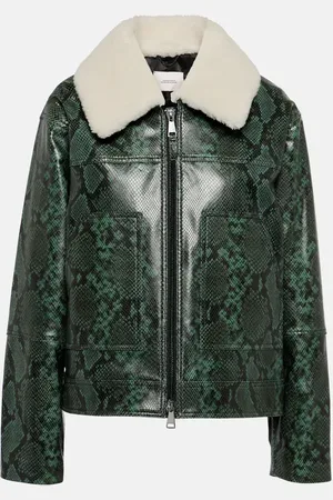 Dorothee Schumacher Urban Jungle snake-print leather jacket