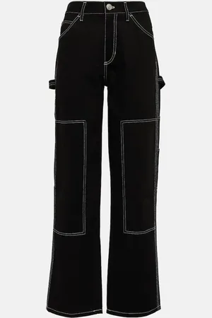 Staud Painter low-rise straight-leg jeans
