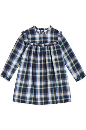 La Coqueta Vela checked dress and bloomers set