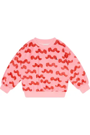 Bobo Choses Waves cotton-blend terry sweatshirt