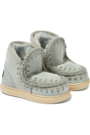 Mou Shearling-lined suede sneakers