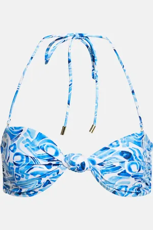 Rebecca Vallance Seine printed bikini top