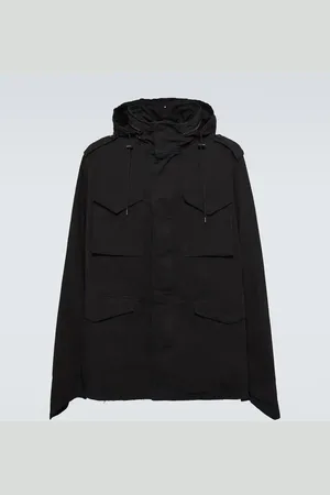 Balenciaga Distressed cotton parka