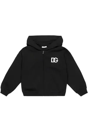 Dolce & Gabbana Logo zip-up cotton hoodie