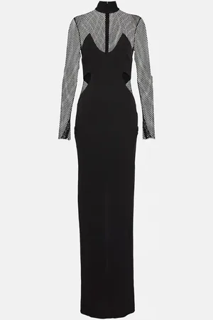 Tom Ford Long-sleeved cutout gown