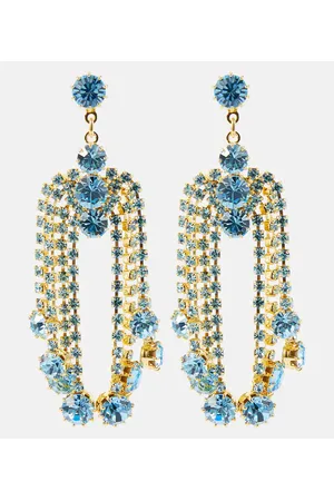 MAGDA BUTRYM Crystal-embellished drop earrings