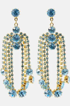 MAGDA BUTRYM Crystal-embellished drop earrings