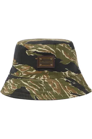Dolce & Gabbana Camouflage cotton bucket hat