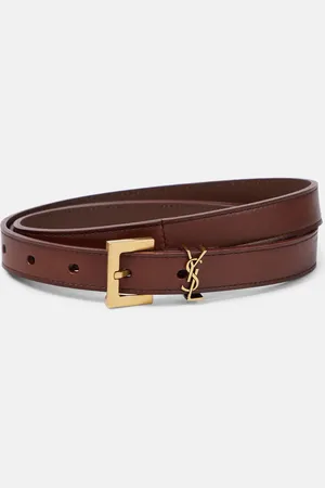 Saint Laurent Cassandre 20 leather belt