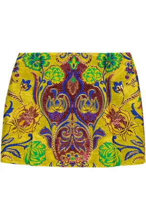 Dolce & Gabbana Floral brocade skirt
