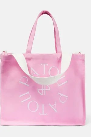 Patou Large logo canvas tote bag