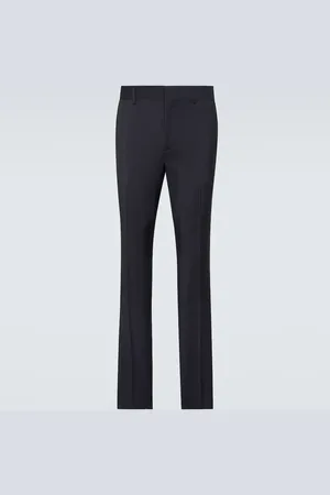VALENTINO Wool and mohair straight pants