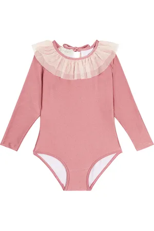 Suncracy Portinatx tulle-trimmed swimsuit