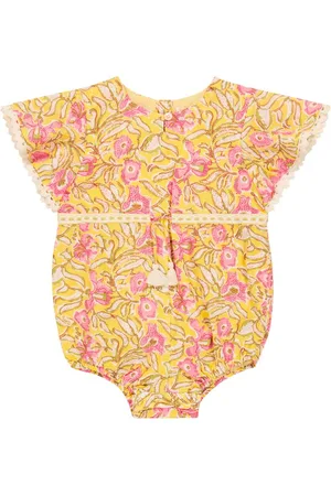 Louise Misha Baby Mayalia floral cotton romper