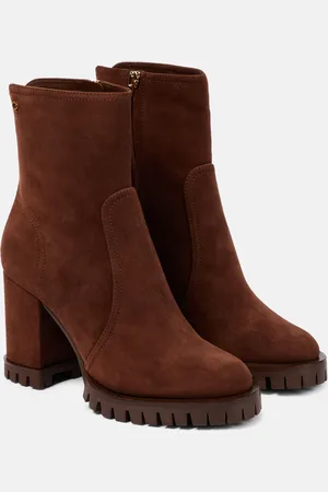 Gianvito Rossi Timber suede ankle boots