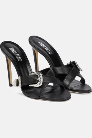 PARIS TEXAS Regina embellished leather sandals