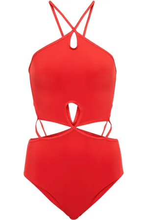 CHRISTOPHER ESBER Cutout halterneck swimsuit