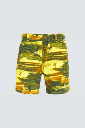ERL Printed cotton shorts