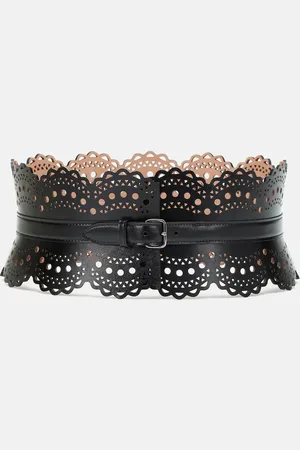 Alaïa AlaÃ¯a Leather corset belt