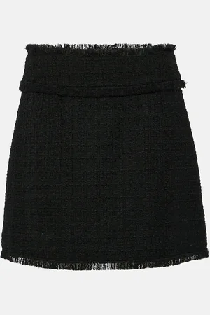 Dolce & Gabbana Wool-blend tweed miniskirt