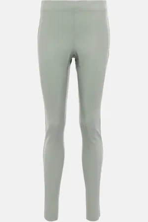 Joseph Mid-rise leather leggings