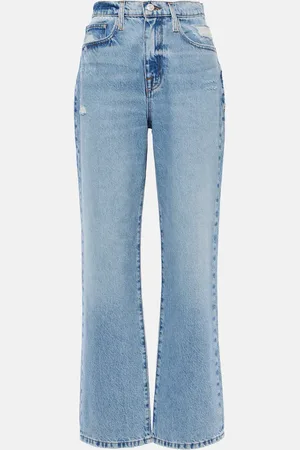 Frame Le Jane Ankle high-rise straight jeans