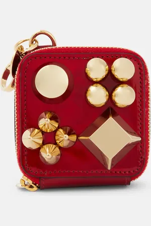 Christian Louboutin Embellished leather waste bag holder