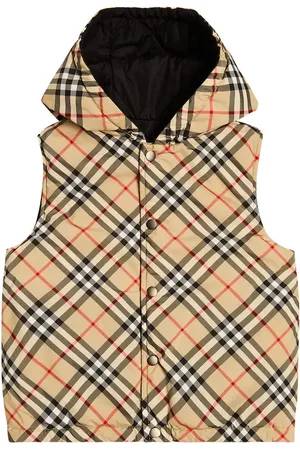 Burberry Burberry Check reversible puffer vest