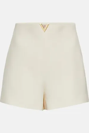 VALENTINO CrÃªpe Couture high-rise shorts
