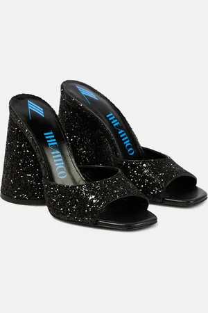 The Attico Luz embellished leather mules