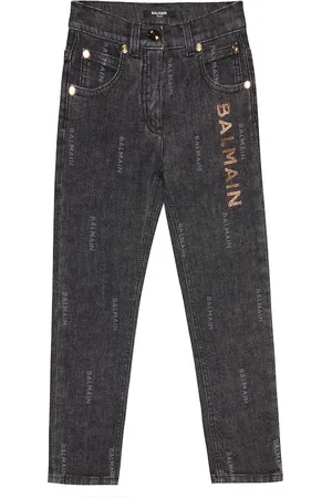 Balmain Logo embellished jeans