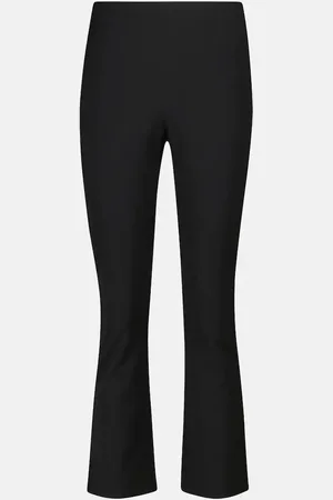 Vince Mid-rise cropped kick-flare pants