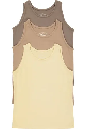 BONPOINT Athis set of 3 cotton-blend tank tops