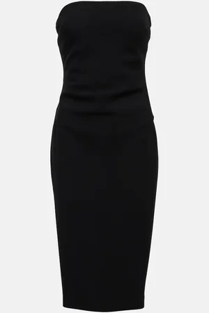 Max Mara Bernard wool-blend crÃªpe midi dress