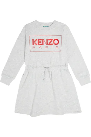 Kenzo Logo cotton-blend sweatshirt dress