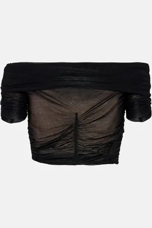 KNWLS Gathered crop top