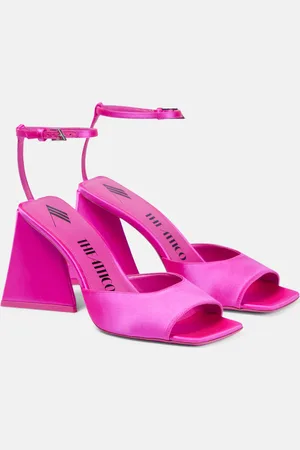 The Attico Piper fluo high sandals 85mm