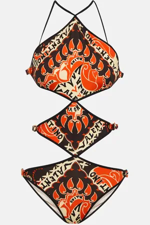VALENTINO Mini Bandana halterneck swimsuit