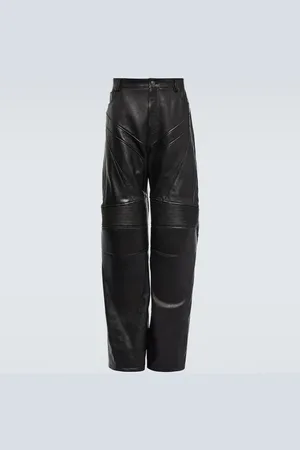 Balenciaga Leather biker pants