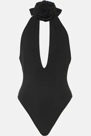 MAGDA BUTRYM Halterneck cutout swimsuit