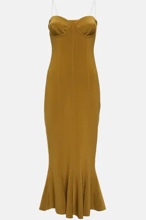 Norma Kamali Strapless midi dress
