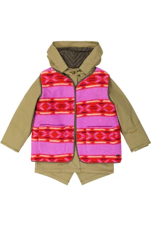 Scotch&Soda Layered printed cotton coat