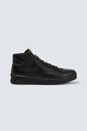 Jil Sander High-top leather sneakers