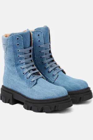 Gia Borghini Gia 35 denim combat boots