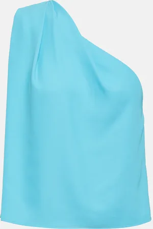 The Sei One-shoulder crÃªpe top
