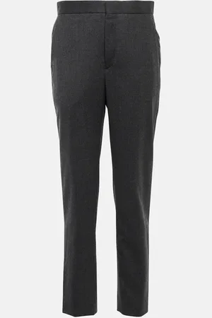 WARDROBE.NYC Straight wool flannel pants