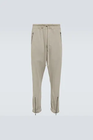 Rick Owens Cotton jersey sweatpants