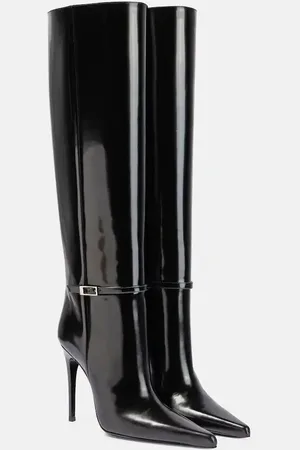 Saint Laurent Vendome 110 leather knee-high boots
