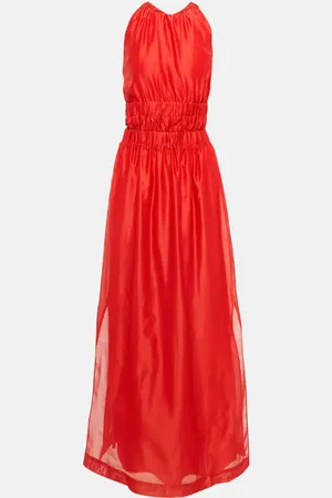 SIR Lucelia cotton and silk maxi dress