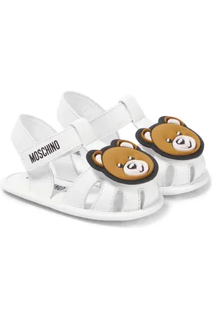 Moschino Baby Teddy Bear leather sandals